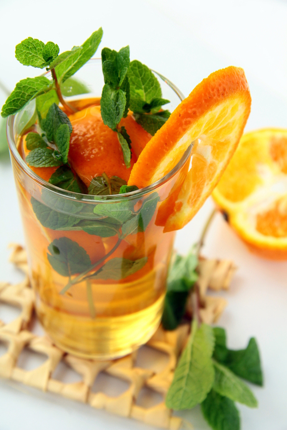 MINT AND ORANGE HOT TODDY