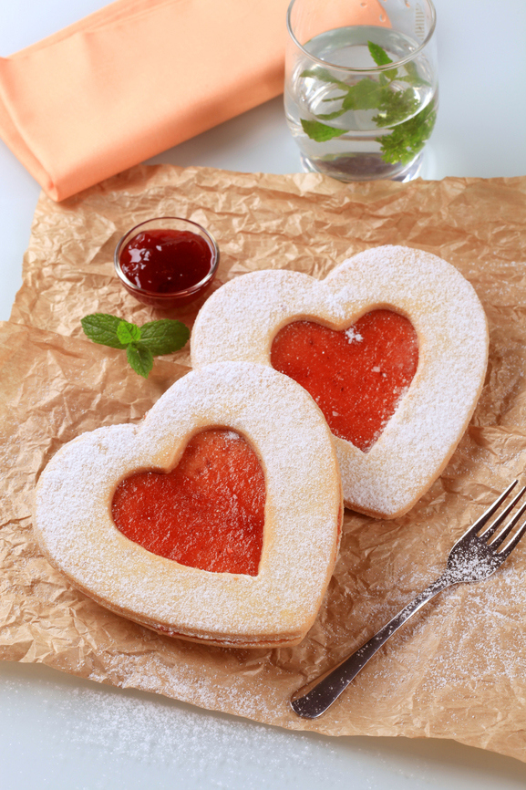 Heart shaped cookies