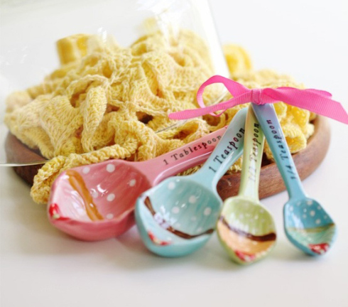 Ruche Cupcake Measuring Spoons