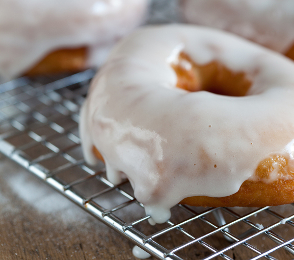 Vanilla Glazed Doughnuts