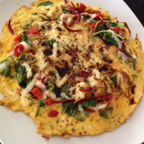 Veggie omelette feast #healthy #whatvegetarianseat #linch #anotherlunchpic
