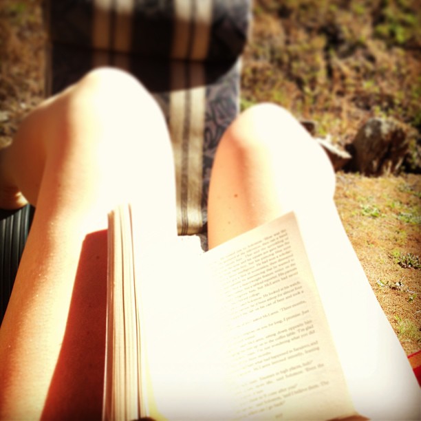 Not all Mondays are bad! #sun #hammock #goodbook #reading #legs #spring